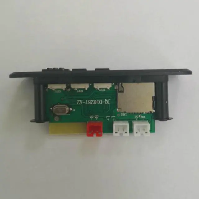 Alt view image 3 of 3 - Bluetooth 5.0 MP3 Player Decoder Board DC 5V 6W Amplifier Hands-free Car FM Radio Module Support FM TF USB AUX Recorders