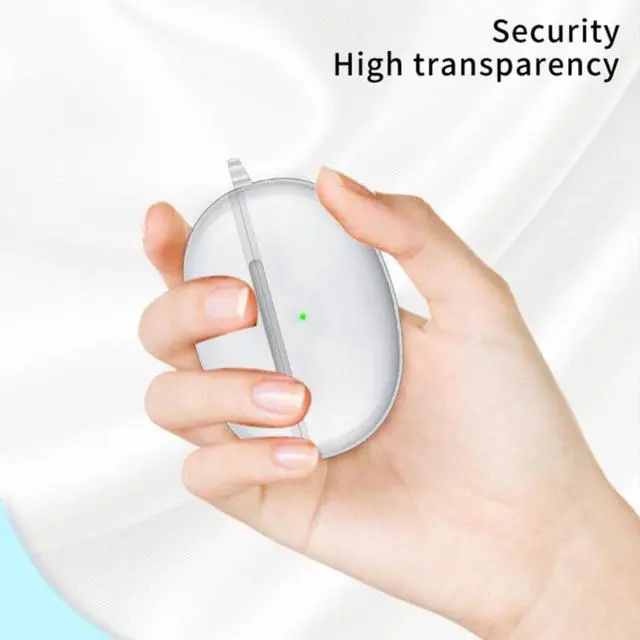 Alt view image 3 of 3 - Clear Shockproof Cover Fit for Lenovo LivePods LP5 Waterproof Earphone Protect Case Headphone Protection Non-slip Sleeve