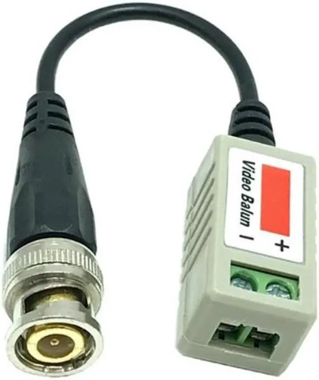 Alt view image 2 of 3 - 2Pcs (1 Pairs) AHD/CVI/TVI Twisted BNC CCTV Video Balun Passive Transceivers UTP Balun BNC Cat5 CCTV UTP Video Balun