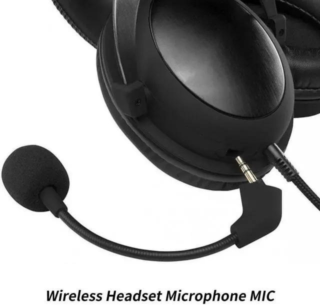Alt view image 2 of 3 - Excellent Headset Microphone High Clearly Wear Resistant Portable for Kingston HyperX CLOUD II Wireless