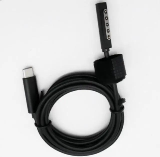 Alt view image 2 of 3 - USB Type C Power Supply Charger Adapter Charging Cable Cord for Microsoft Surface Pro 1/2  12V PD Charging