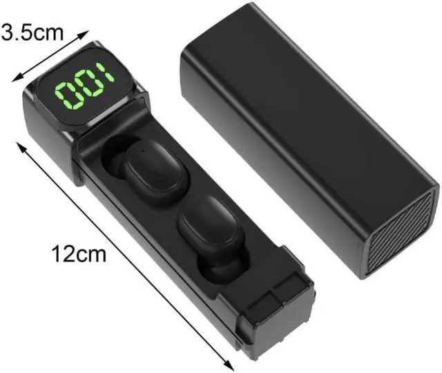 Alt view image 3 of 3 - TWS Bluetooth Earphone 9D Stereo Portable Bluetooth V5.1 Portable HiFi Earbud for Sport