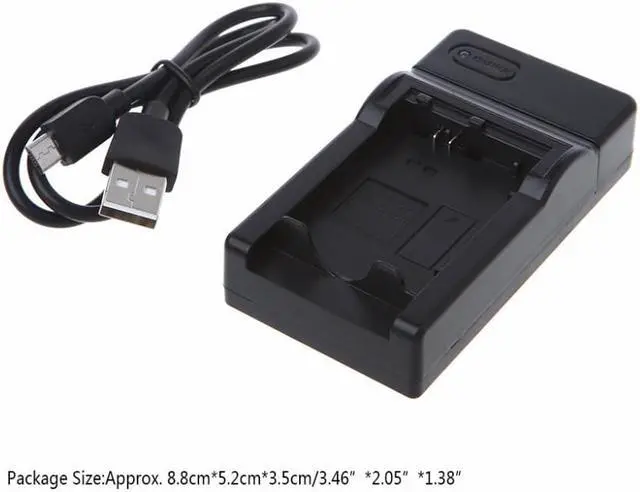 Alt view image 2 of 3 - Charger For Sony NP-FW50 Alpha a3000, DLSR A33, ILCE-5000 Series, NEX-5 With USB Cable