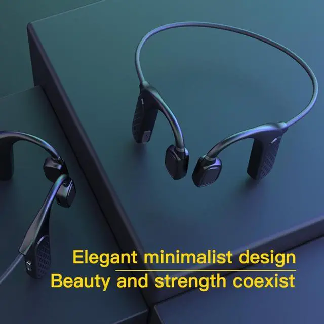 Alt view image 3 of 3 - MD04 3D Bass Stereo Wireless Bluetooth-compatible Bone Conduction Sports Music Earphone Waterproof Headphones