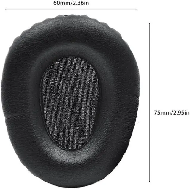 Alt view image 3 of 3 - 1 Pair Replacement Earpads Pillow Ear Pads Foam Cushion Cover Cups Repair Parts for Klipsch Image ONE On-Ear Headphones Headset