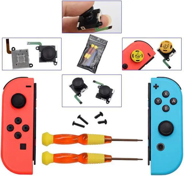 Alt view image 2 of 3 - Gamepad disassembly tool Analog Sensor Rocker Screwdriver Professional Replacement Tool Kits for Nintendo switch Joy-Con