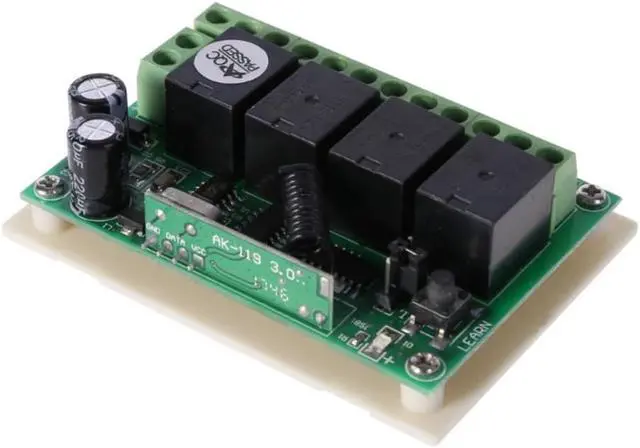 Alt view image 2 of 3 - for Dc 12V Remote Control Switch 433Mhz Remote Control 4CH Wireless Remote Recei