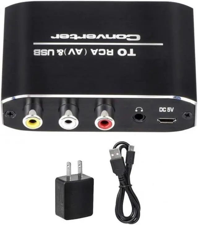 Main image of Mini High Clarity 1080P HDMI-compatible to AV CVBS/RCA Adapter Converter Audio Video for TV Projector