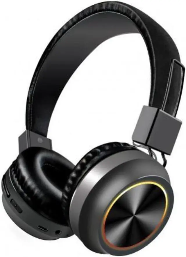 Main image of Seven Colors LED lights change Headphones Foldable Waterproof Headsets Wireless Bluetooth 3D Stereo Noise Reduction Headphones