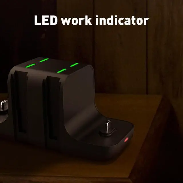 Alt view image 3 of 3 - 6 in 1 Game Console Gamepad Handles Charging Base Adapter for Switch Joycon