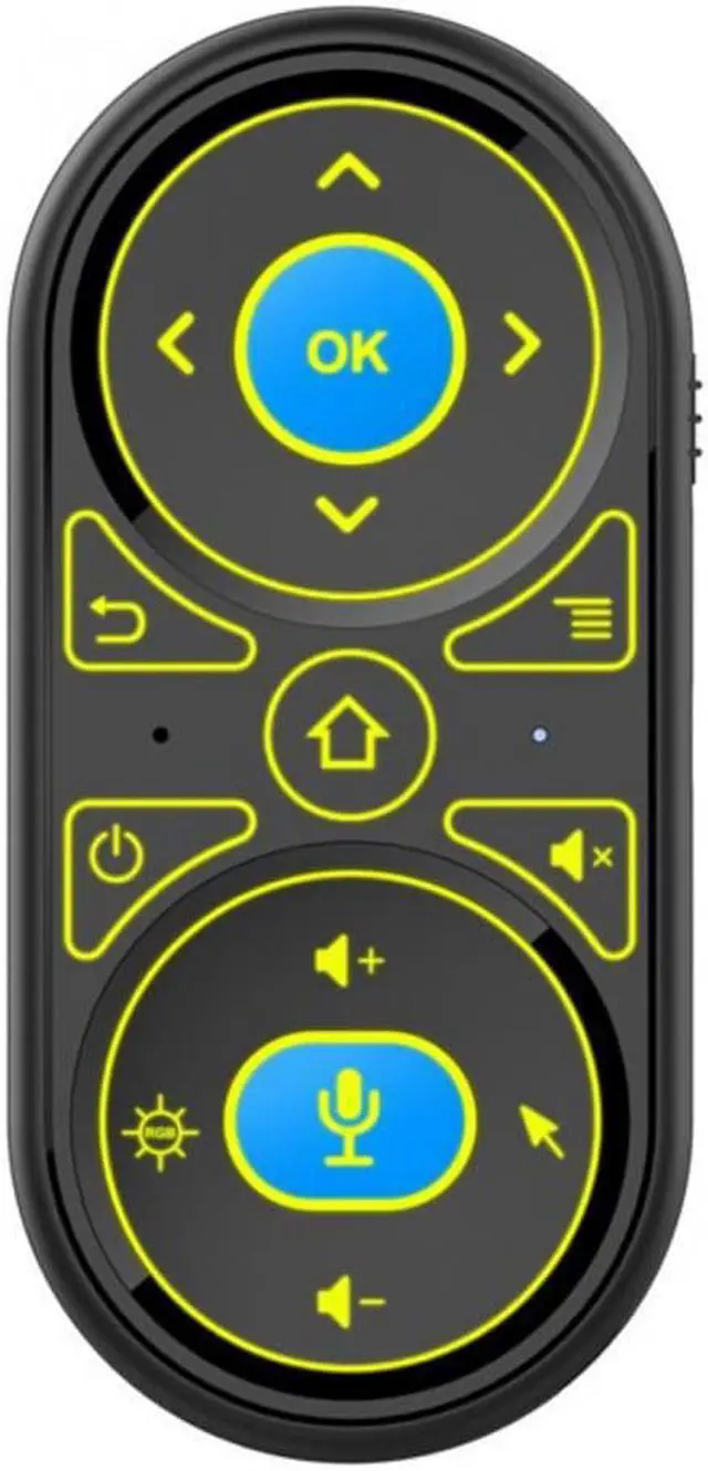 Alt view image 3 of 3 - 2022 G-11 2.4G Wireless Remote Controller Air Mouse RGB Backlit Google Voice Search Rechargeable Wireless Remote Control
