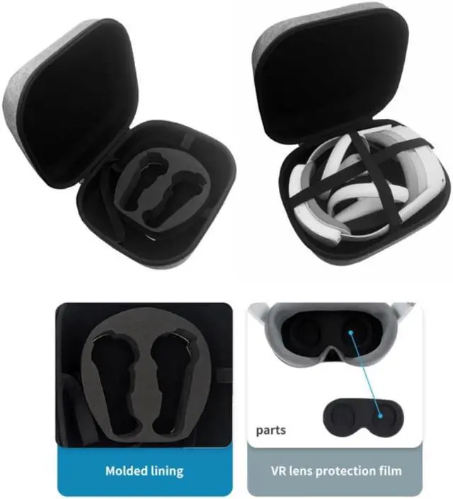 Alt view image 2 of 3 - Virtual Reality Travel Carrying  Container for Pico 4 VR Headset Organiser