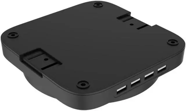 Alt view image 3 of 3 - Portable Plastic Game Console Bracket with 4 USB Ports 2.0 HUB Home Controller Holder for Xbox Series X