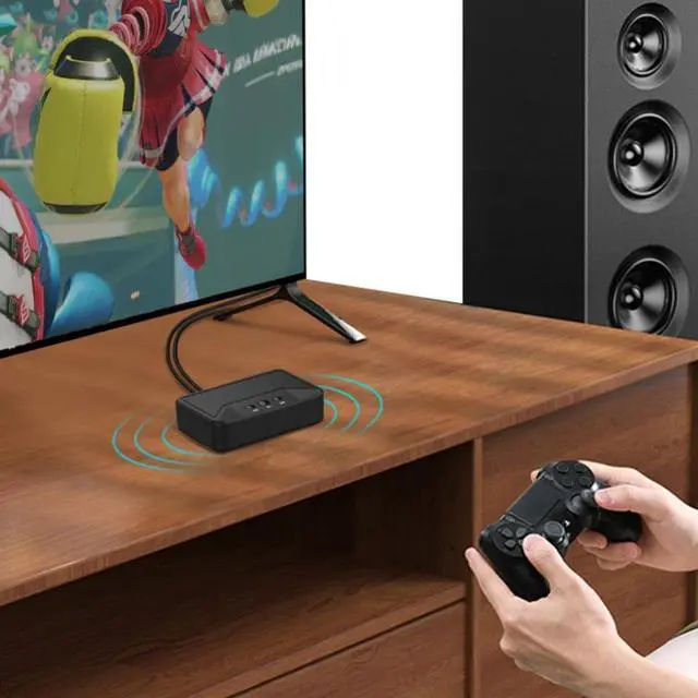 Alt view image 2 of 3 - BT300 Bluetooth 5.0 Bluetooth Receiver 3.5mm AUX Jack Easy to Use Black HiFi Bluetooth Audio Receiver for SmartPhone Gameconsole