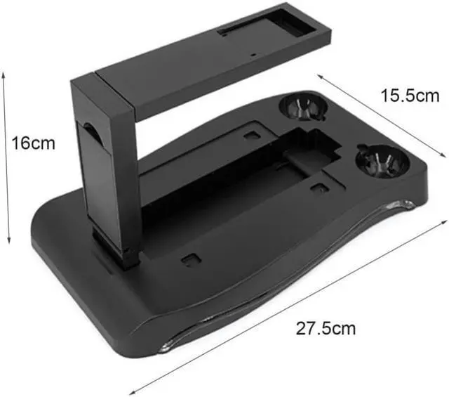 Alt view image 2 of 3 - Stable Anti-slip Game Console Gamepad Charging Base Storage Rack for PS VR2/Move