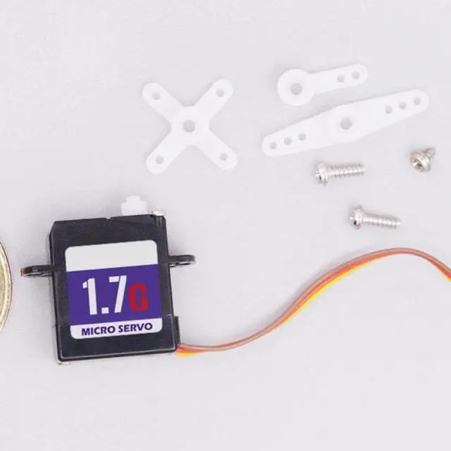 Alt view image 3 of 3 - C017CLS Mini Digital Coreless JST Plug 0.07Sec 0.05Sec Fast Speed 1.7g Micro Servo for RC 1/35 for SCALER Indoor 3D Flig