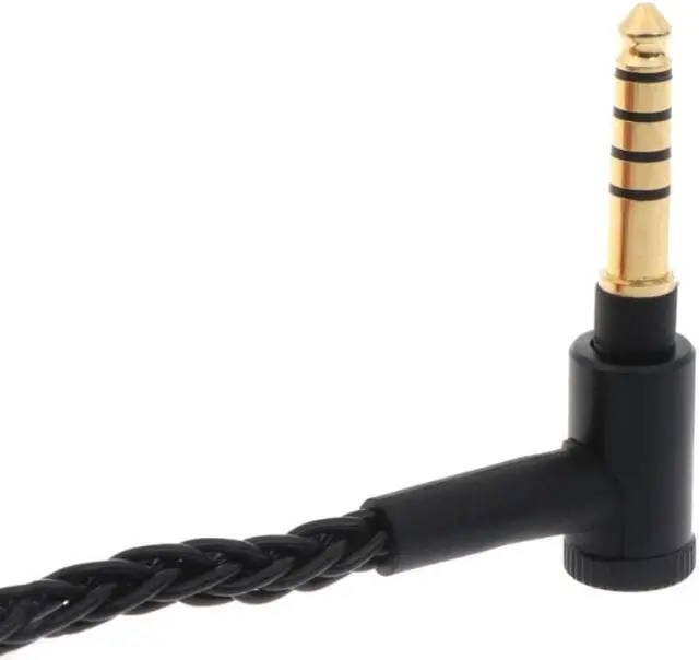 Main image of Replacement Multi-strand Braided  Upgrade Cable for HD600 HD580 Headset Right Angle Plug Cables