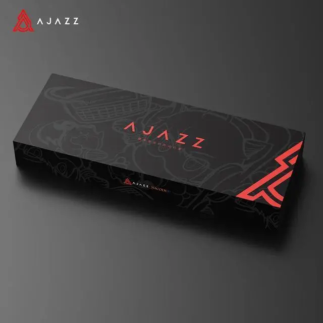 Alt view image 7 of 7 - Ajazz AK35I V3 Tri-mode Wired Bluetooth Wireless Gaming Keyboard Gasket Structure Full Key Hot Swap 104 Keys Customized Keyboard  Black Gray Yellow Blue / White
