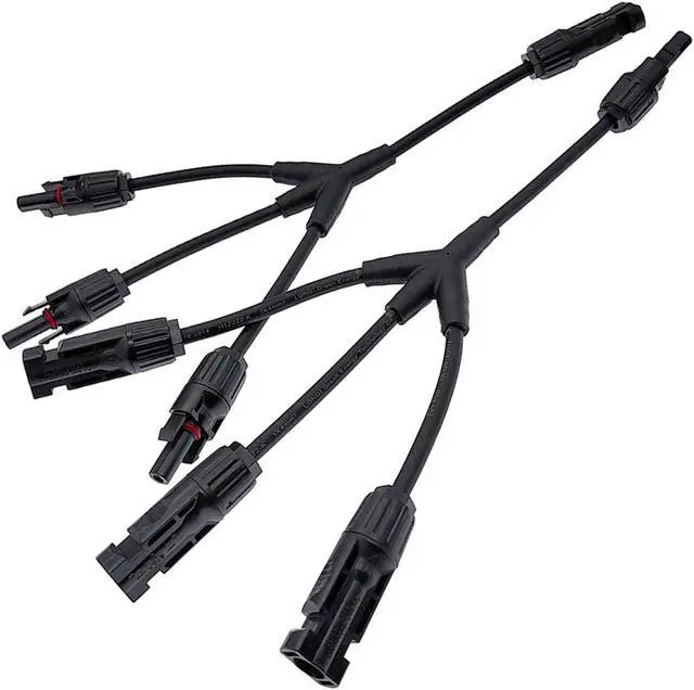 Main image of Solar Panel Y Branch Cable Connection Waterproof Adapter Connector Extension US
