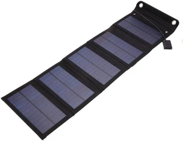 Alt view image 7 of 7 - 100Watt Solar Panel Folding PV Power Bank Outdoor Camp Hiking USB Phone Charger