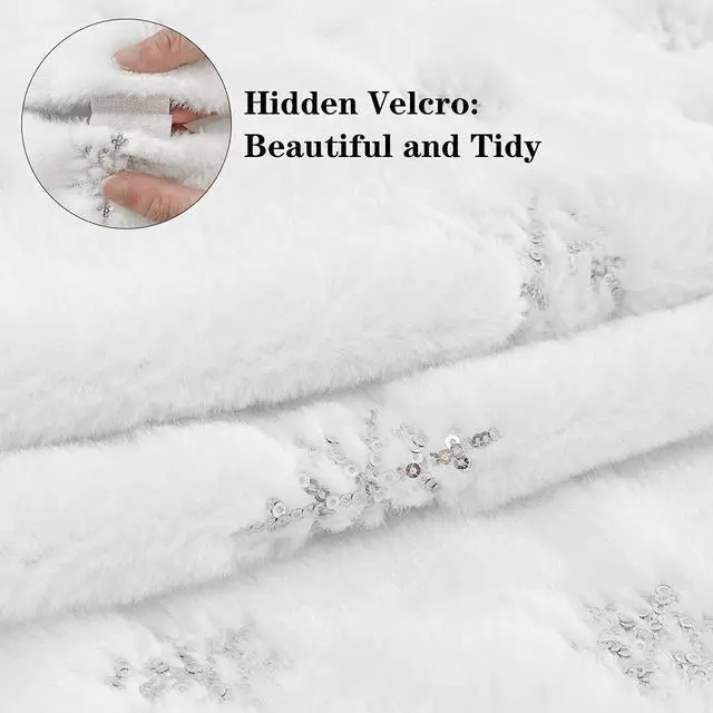 Alt view image 4 of 7 - 35'' Christmas Tree Skirt Tree Mat Xmas Holiday Party Decorations Ornaments