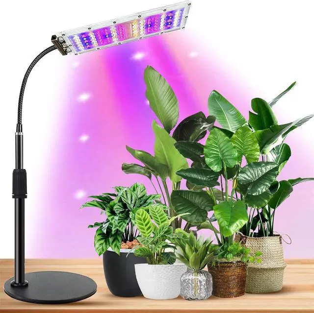 Main image of PFCTART Adjustable Full Spectrum Desk Growth Lamp Automatic Timer LED Plant Growing US
