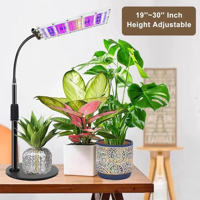 Alt view image 2 of 6 - PFCTART Adjustable Full Spectrum Desk Growth Lamp Automatic Timer LED Plant Growing US