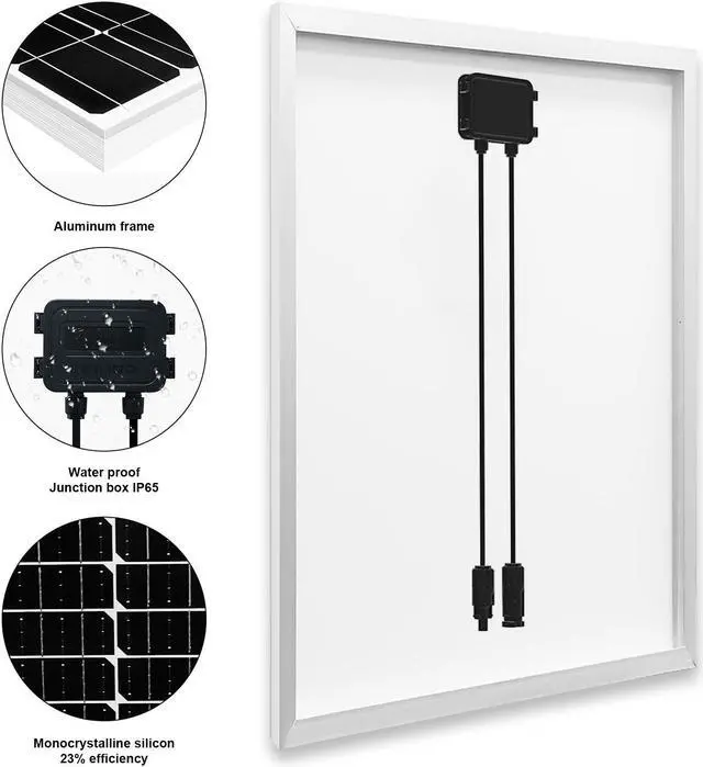 Alt view image 3 of 7 - PFCTART 200W 12V Solar Panel Power Bank Kit with 30A MPPT Solar Controller Outdoor for RV Boat Camping