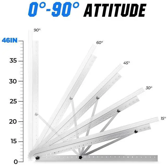 Alt view image 4 of 7 - PFCTART Solar Panel Adjustable Angle Mounting Brackets Solar Panel Tilt Mount Bracket US