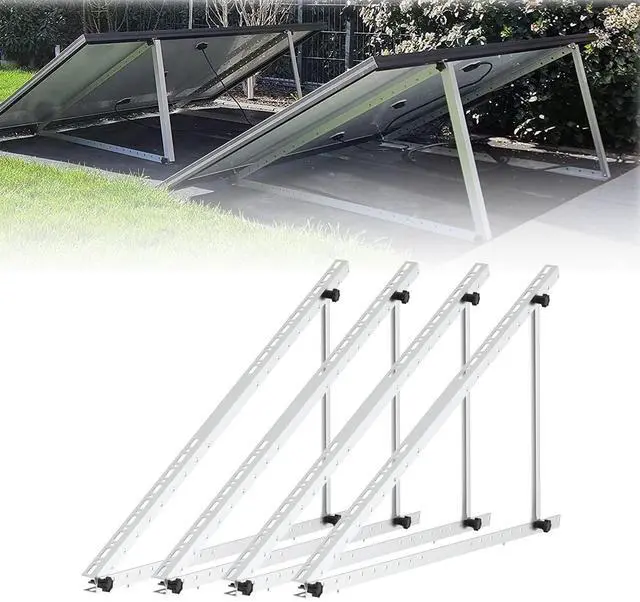 Main image of PFCTART 45 inch Adjustable Solar Panel Mount Brackets Tilt Mounting Rack Bracket (2 Set) RV