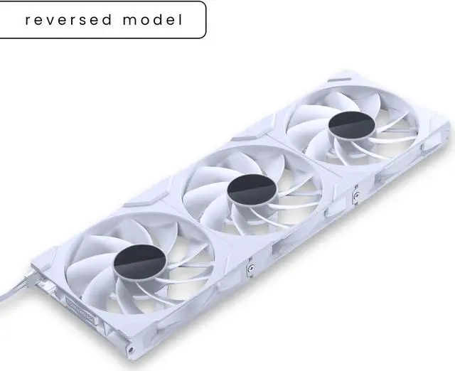 Alt view image 3 of 7 - Phanteks M25-140 Gen2 Reversed 140mm Addressable RGB LED Case Fan
