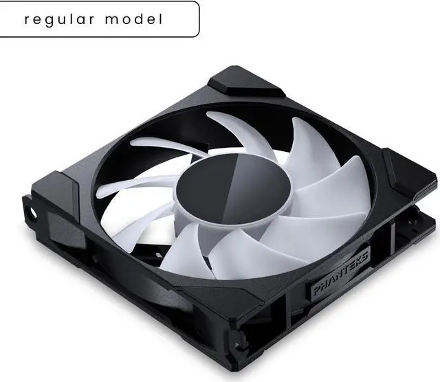 Alt view image 3 of 7 - Phanteks M25-120 Gen2, 120mm ARGB High Performance Cooling Fan, Daisy-chain Unified Fan Frame, Infinity Mirror hub, single cable connection, Black
