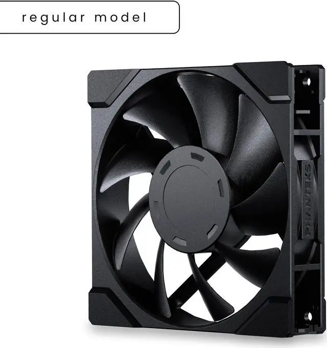 Alt view image 3 of 4 - Phanteks M25-120 Gen2, Daisy Chain Unified Fan frame, 120mm PWM High Performance Cooling Fan, Black