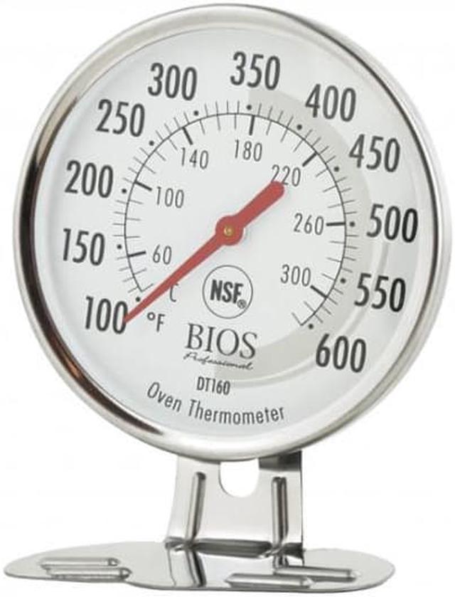 Bios Thermomètre Fahrenheit à cadran du bios, 1 po, gris - Wayfair