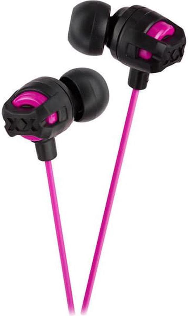 JVC HAFX101 Pink Xtreme Xplosives Deep Bass Port Stereo Earbuds 5