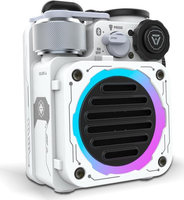 Main image of Muzen Cyber Cube Bluetooth Speaker, Bluetooth 5.0, Portable Speaker with Fidget Spinner, Crystal Clear Sound with RGB LED Light Wireless Speaker, Waterproof Speakers for Indoor Outdoor