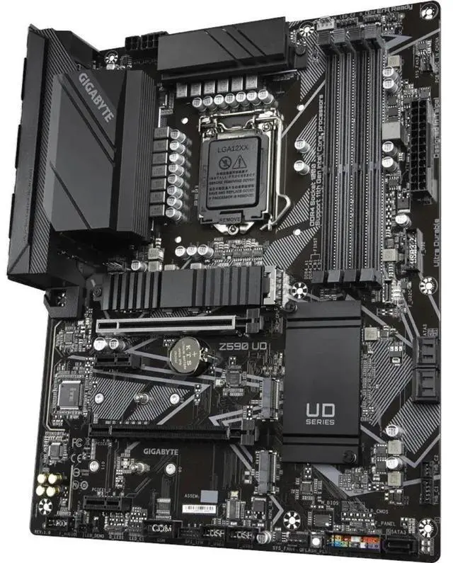 Alt view image 9 of 10 - Gigabyte Ultra Durable Z590 UD Desktop Motherboard - Intel Z590 Chipset - Socket