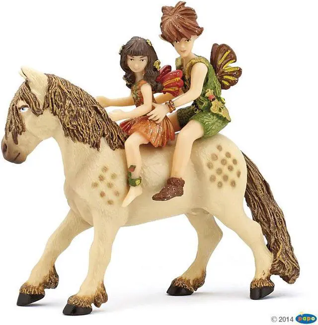 Main image of Papo Elf Children And Pony Fantasy Figure 39011