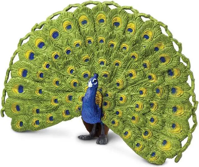 Main image of Peacock Wings Of The World Birds Figure Safari Ltd