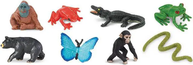 Main image of Rainforest Fun Pack Mini Good Luck Figures Safari Ltd