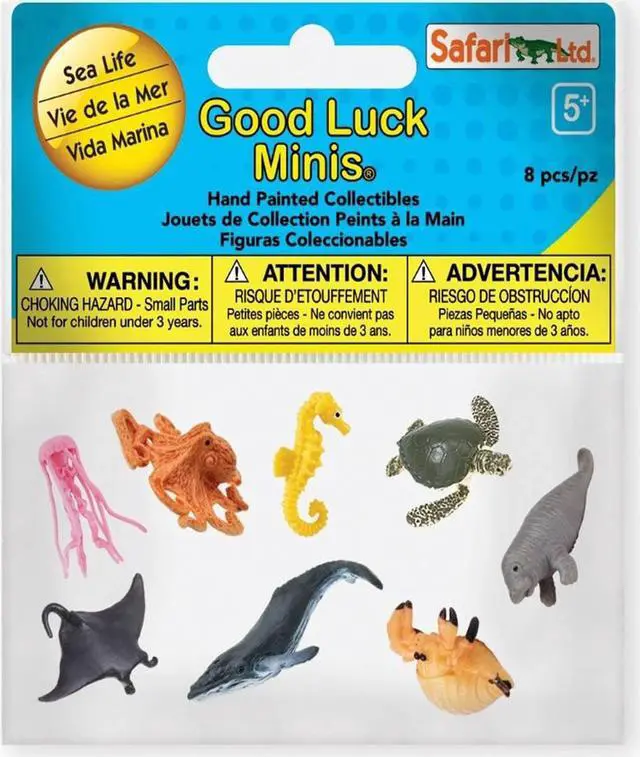 Main image of Sea Life Fun Pack Mini Good Luck Figures Safari Ltd