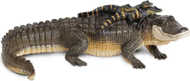 Main image of Alligator With Babies Incredible Creatures Figure Safari Ltd