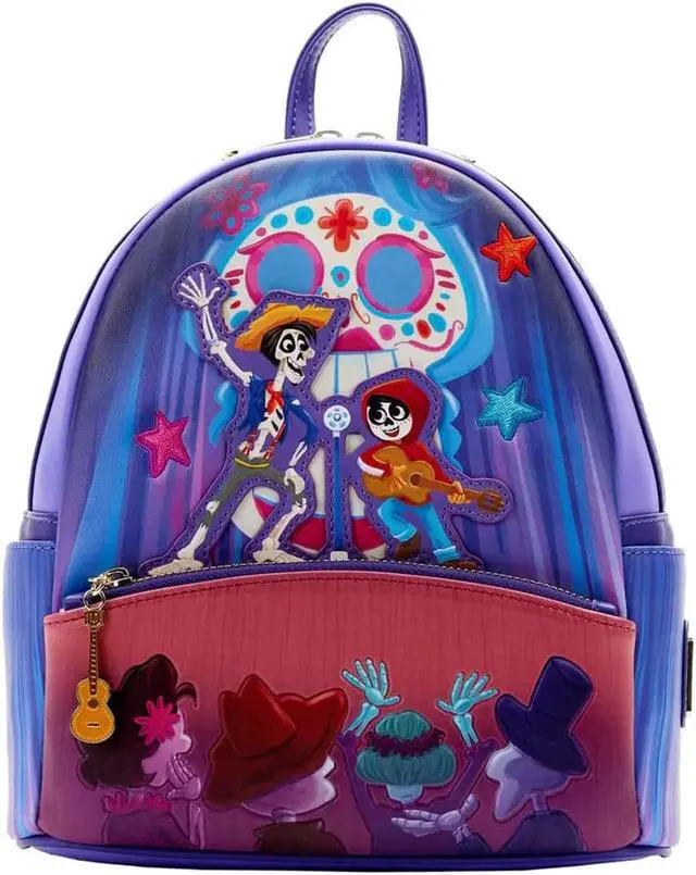 Main image of Loungefly Pixar Moments Miguel And Hector Performance Mini Backpack