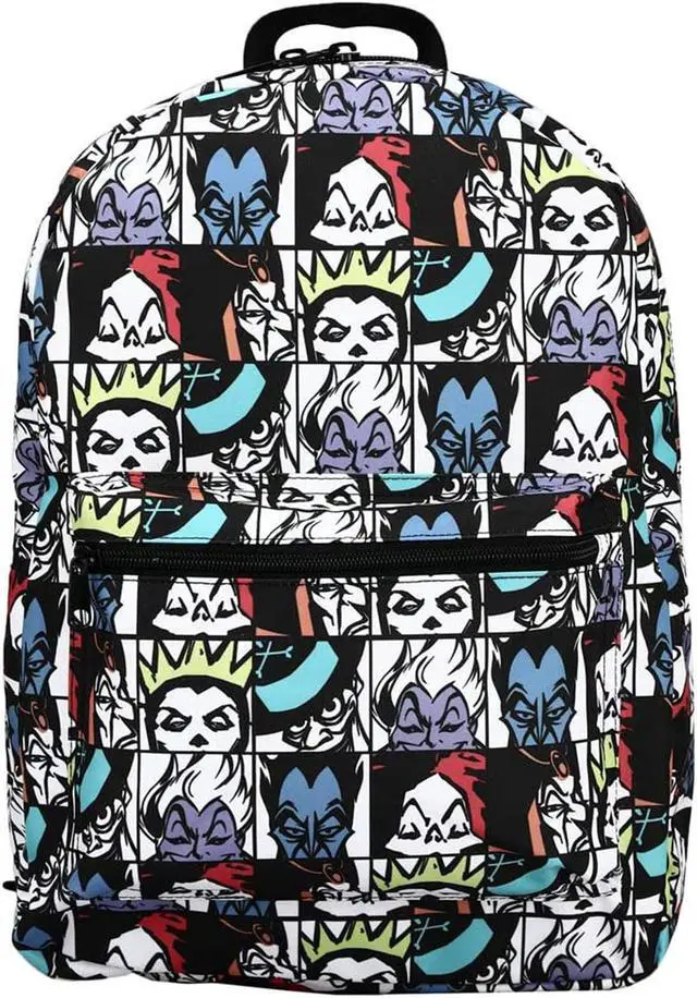 Main image of Bioworld Disney Villains Tile Print Backpack