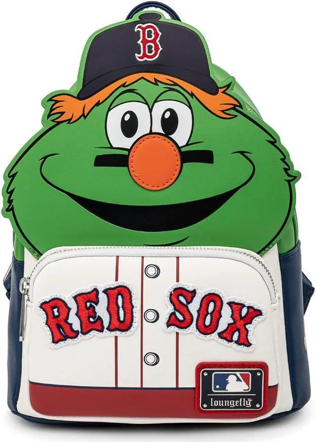 Main image of Loungefly MLB Boston Red Sox Wally The Green Monster Mini Backpack