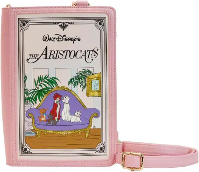 Main image of Loungefly Disney The Aristocats Classic Book Convertible Crossbody Bag Purse