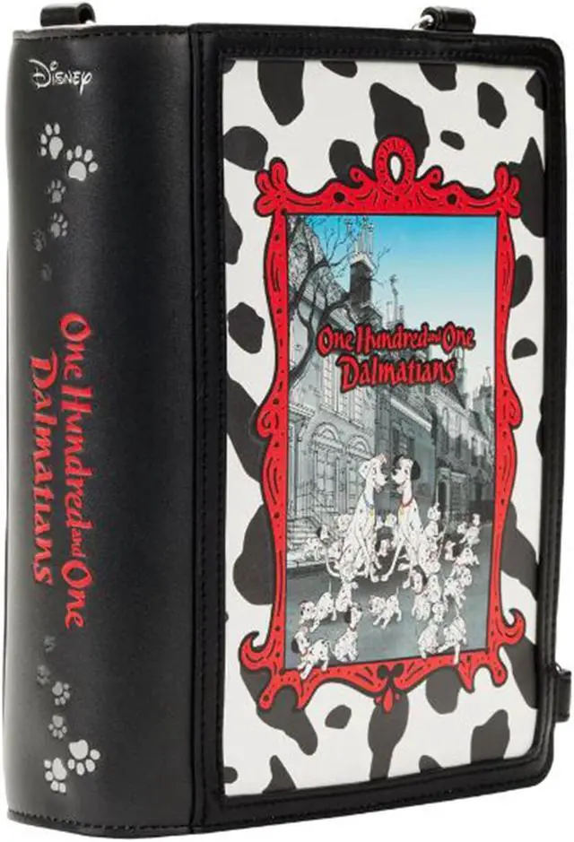 Main image of Loungefly Disney Classic Books 101 Dalmatians Convertible Crossbody Bag Purse