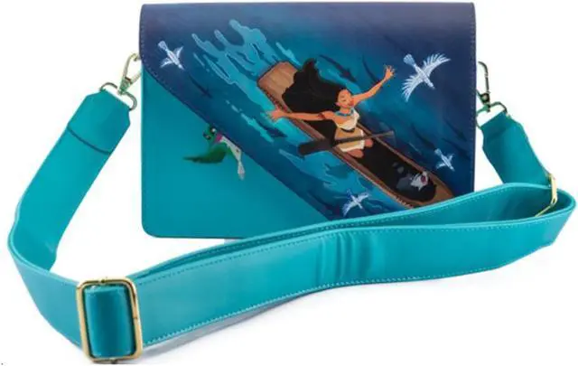 Main image of Loungefly Disney Pocahontas Just Around The River Bend Crossbody Bag Purse