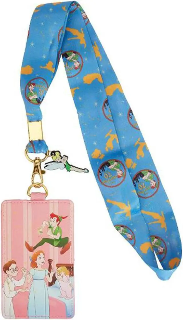 Main image of Loungefly Disney Peter Pan You Can Fly 70th Anniversary Lanyard With Cardholder
