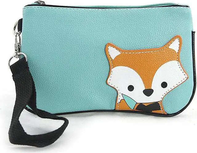 Main image of Peeking Baby Fox Vinyl Wallet